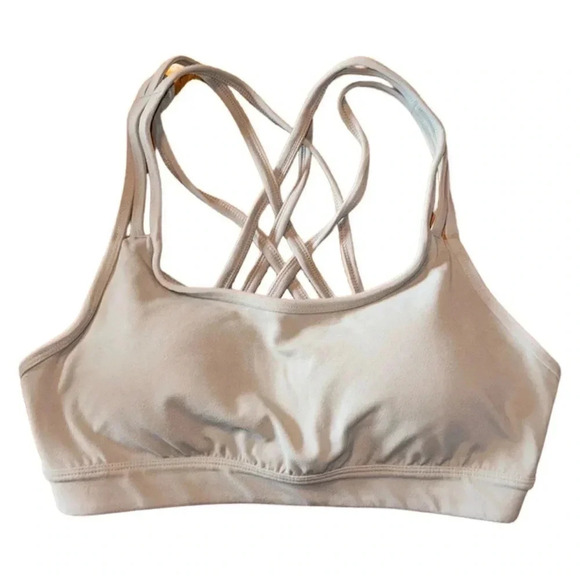 Athleta Fully Focused Bra in Powervita Gray Size Medium - Picture 1 of 5